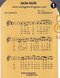 Salinlah notasi 2 baris kalimat, lalu buatlah garis melodinya tanpa melihat notasi balok. Amatilah Notasi Angka Lagu Kicir Kicir Sebutkan Suku Kata Atau Kata Yang Di Nyanyikan Dengan Nada Brainly Co Id