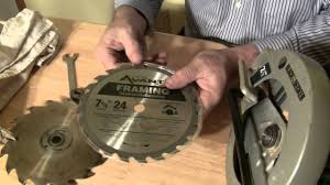 Black And Decker 20v Circular Saw Blade Install How To Change The Blade In A Circular Saw Youtube