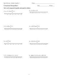 Graphing Inequalities Lesson Plans Worksheets Lesson Planet