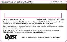 Electronic benefit transfer (ebt) card. 2