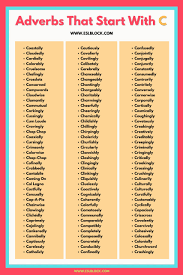 Here are some important facts regarding hepatitis c. Adverbs That Start With C English As A Second Language