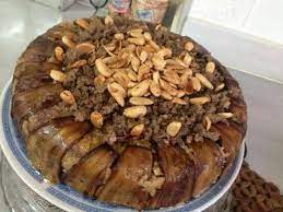 مقلوبة الباذنجان الفخمة للعزايم food videos cooking arabian recipes maklouba recipe
