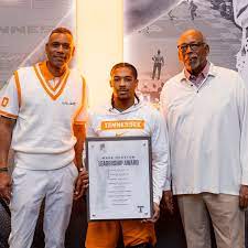 for the second straight season, Zakai Zeigler is the recipient of the Wade  Houston Leadership Award Wade Houston — the first Black head basketball  coach in SEC history — was on hand