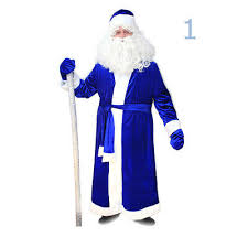 Maybe you would like to learn more about one of these? Costume Father Frost Russian Santa Claus Grandfather Frost Xmas Christmas Ebay