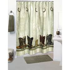 Cowboy Shower Curtain Western Shower Curtain Shower Curtain Decor Western Curtains