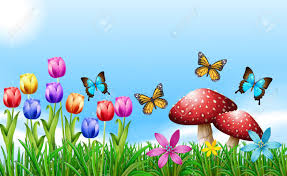 Spring, also known as springtime, is one of the four temperate seasons, succeeding winter and preceding for faster navigation, this iframe is preloading the wikiwand page for spring (season). Spring Season With Flowers And Butterflies Royalty Free Cliparts Vectors And Stock Illustration Image 38120910
