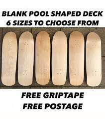 It uses our super strong epoxy resin skateboard glue formula and the finest cuts of. Blank Pool Skateboard Deck 4 Formen 4 Grossen Old Skool 80s 90s Style Neu Ebay