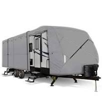 Travel Trailer RV Cover Full Size GRAY