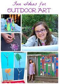 Brilliant Ways To Take Art Outdoors Outdoor Art Art Activities For Kids Art Projects For Teens