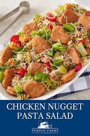 Chicken Nugget Pasta Salad Kfc Chicken Recipe Pasta Salad Recipes Recipes