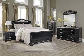 Choose from contactless same day delivery, drive up and more. Buy Ashley Constellations Queen Sleigh Bedroom Set 5 Pcs In Black Wood Online