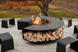 Multi Functional Outdoor Fireplaces In 2021 Modern Outdoor Fireplace Outdoor Fire Pit Designs Backyard Patio Designs