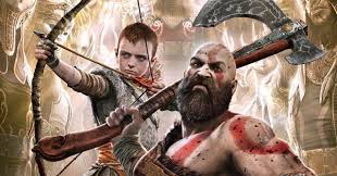 Atreus & kratos (god of war). God Of War Kratos And Atreus Face The Valkyries In Stunning Lineage Studios Print