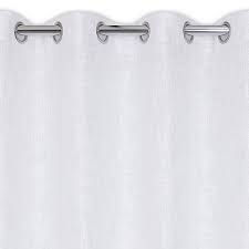 Pour la chambre, la cuisine ou la salle de bain. Rideau Paillette Balnc 140x240 Castorama