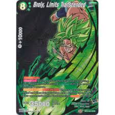 *each pack contains one of two unique pairs of cards. Broly Limits Transcended