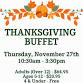 Thanksgiving Day Brunch - Lord Fletcher's Old Lake Lodge, 3746 Sunset Dr Event Image
