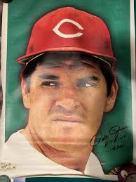 Pete Rose Baseball MLB Original Autographed Lithographs, Posters & Prints