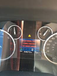 I've checked the backup camera wire and it just runs back to the front so im assuming it still. F 150 Trailer Brake Module Fault