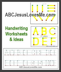 Abc Jesus Loves Me Teaching Homeschool Preschool Writing Learning Letters