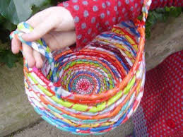 Lucky Ladybird Craft Beautiful Baskets Plastic Bag Crafts Recycled Crafts Fun Crafts