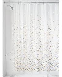 Idesign Idesign Confetti Decorative Peva 3g Shower Curtain Liner Pvc Free 72 X 72 Silver Gold From Amazon Bhg Com Shop Shower Liner Gold Shower Curtain Shower Curtain Decor