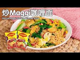 炒maggi咖喱面 辣炒即食面homie maggi goreng mamak style youtube curry seasoning dried tofu cooking