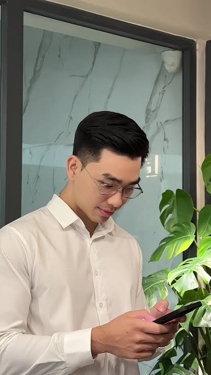 Tóc nam trán cao nên để kiểu gì tại Edric Hair Studio
