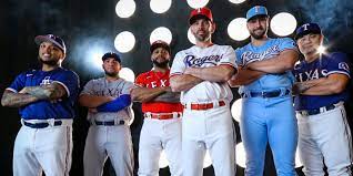 To have a good look at home, on the street, in the office, or on a stage, it is necessary to equip yourself with a baseball jerseys. Rangers Reveal New Uniforms For 2020