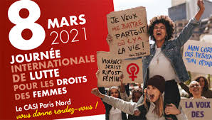 Droit des femmes et paix internationale. Journee Internationale De Lutte Pour Les Droits Des Femmes Comite Des Activites Sociales Et Culturelles Interentreprises Paris Nord