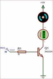 Circuit Using 2n222 Npn Transistor Transistors Electronics Circuit Circuit