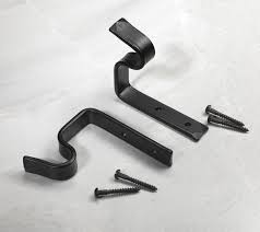 Check spelling or type a new query. Wrought Iron Curtain Pole Brackets Made By The Forge
