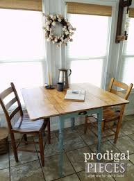 farmhouse drop leaf table updated
