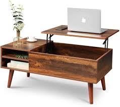 Trending price is based on prices over last 90 days. Review For Wlive Wood Lift Top Coffee Table With Hidden Compartment And Adjustable Storage Shelf Lift Tabletop Dining Table For Home Living Room Office Rustic Oak