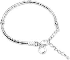 Chamilia Sterling Mom Charm Bracelet 19 Silver Cham & Pandora Charms - Ruby  Lane
