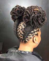 Sherelle Holder On Instagram These Buns Are Too Perfect Done At Karibbeankinks Natural Hair Salo Natural Hair Styles Natural Hair Salons Locs Hairstyles