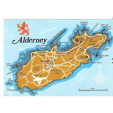 Resultado de imagem para alderney map
