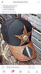 That Star Leather Hat Pattern Hand Tooled Leather Leather Craft