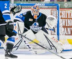 Skinner was solid in two starts with ahl bakersfield this year, stopping 53 of 56 shots and winning both. Wichita Thunder Goaltender Stuart Skinner December 26 2019 Photo On Oursports Central