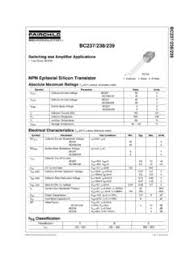Datasheet identification product status definition advance information formative or in design this datasheet contains the design specifications for product development. Bc237 238 239 Npn Epitaxial Silicon Transistor Bc237 238 239 Npn Epitaxial Silicon Transistor Pdf Pdf4pro