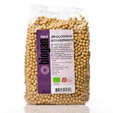 Sojabönor är runda bönor som nästan liknar en ärta till formen när de är torkade. Sojabonor Ekologisk 1 Kg