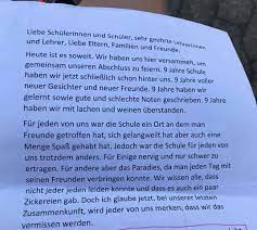 Nehme ich die schule und die zukunft zu ernst. Was Kann Ich In Meiner Abschlussrede Verbessern Schule Deutsch Abschluss
