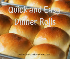 Quick And Easy Dinner Rolls One Ash Homestead In 2020 Dinner Rolls Dinner Rolls Easy Homemade Dinner Rolls