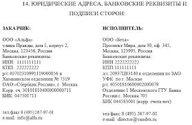 сведения о деловой репутации юридического лица для банка образец Kak Pravilno Pisat Rekvizity V Dogovore