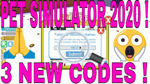 Check spelling or type a new query. Codes For Pet Simulator 2020 08 2021
