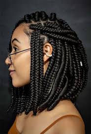 You probably don't need two looks for working from home, but. 61 Badass Box Braids To Inspire Box Braid Hairstyles Guide Bob Braids Hairstyles Twist Braid Hairstyles Cool Braid Hairstyles