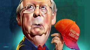 The new york democrat took to twitter to slam the picture after it surfaced on social media. Mitch Mcconnell The Us Senate S Republican Roadblock Financial Times
