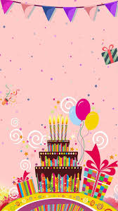 Birthday Cake With Photo Frame Download Pastel De Cumpleanos H5 Fondo Rosa Psd Archivo Fuente Para Descargar Gratis Happy Birthday Invitation Card Happy Birthday Frame Happy Birthday Wallpaper