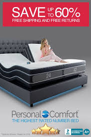 Save Up To 60 Over Sleep Number Free Shipping And Free Returns Personal Comfort Is The Highest Rated Number Bed On Go Sleep Number Bed Bed Adjustable Beds