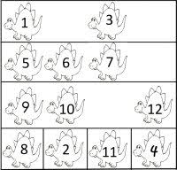 These printable coloring pages for kids are a great tool for identifying and learning the names of dinosaurs. Dinosaur Math Games Activities Printable Pages Preschool Theme Ideas On Teaching Learning Games Worksheets Numbers Puzzles Colors