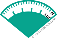 Pound force to newton formula Newtons To Pound Force And Vice Versa Converter Calcresource